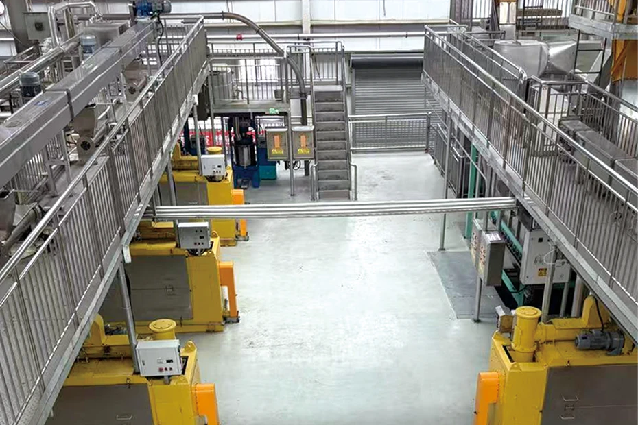 Зона прессования масла